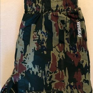 Gymshark Graphic Camo Shorts size XS